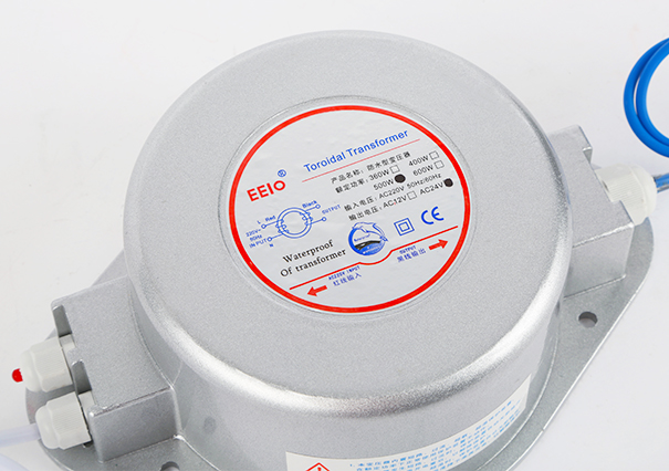 500W铝壳防水变压器 220V转24V（IP67带温控短路保护的变压器）